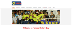 Desktop Screenshot of kansashistoryday.org
